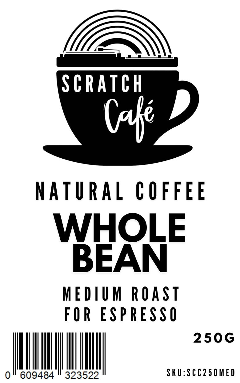 Scratch Cafe Coffee (Whole Bean)